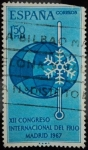 Stamps Spain -  XII Congreso Internacional del Frío / Madrid 1967