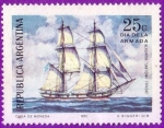 Stamps Argentina -  Día de la Armada