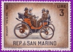 Stamps Europe - San Marino -  Peugeot - 1895