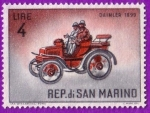 Stamps San Marino -  Daimler - 1899
