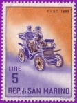 Stamps San Marino -  Fiat - 1899