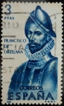 Stamps Spain -  Francisco de Orellana (1511-1546)