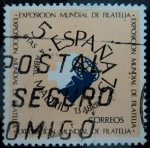 Stamps Spain -  Exposición Mundial de Filatelia 1975