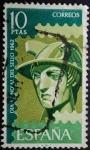 Stamps Spain -  Día Mundial del Sello 1962
