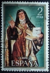 Stamps : Europe : Spain :  Santa Teresa, Doctora de La Iglesia