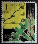 Stamps Spain -  XXV Años de Paz