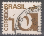 Sellos de America - Brasil -  BRASIL_SCOTT 1249 NUMERAL Y EMBLEMA DE CORREOS (10CTS)
