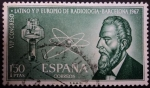 Stamps Spain -  VII Congreso Latino y 1º Europeo de Radiología / Barcelona 1967