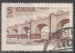 Stamps Chile -  CHILE_SCOTT 390 PUENTE DE CAL Y CANTO