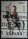 Stamps Spain -  Batidor de Caballería / Lanceros de Calatrava / 1844