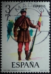Sellos de Europa - Espa�a -  Cabo Cazadores de Infantería / 1860