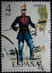 Stamps Spain -  Tambor Mayor de Infantería / 1861