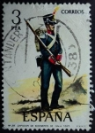 Stamps Spain -  Zapador de Ingenieros de Gala / 1825