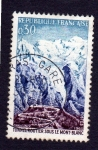 Stamps France -  CHAMONIX , TUNNEL ROUTIER SOUS LE MONT-BLANC