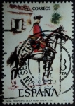 Stamps Spain -  Regimiento de la Reina / 1763