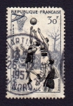 Stamps : Europe : France :  BASKET-BALL