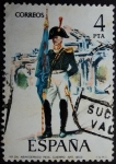 Stamps Spain -  Abanderado Real Cuerpo de Artillería / 1803