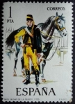 Stamps Spain -  Húsar de la Muerte / 1704