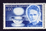 Stamps France -  1867 MARIE CURIE 1934