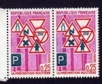Stamps France -  LA PREVENTION ROUTIERE