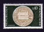 Stamps : Europe : France :  CINQUANTENAIRE CHEQUES POSTAUX 1918-1968