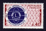 Stamps : Europe : France :  CINQUANTENAIRE LIONS INTERNATIONAL 1917-1967