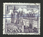 Stamps Spain -  Alcazar de Segovia