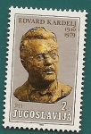 Stamps Yugoslavia -  Edvard Kardelj - Político esloveno y partisano