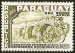 Stamps Paraguay -  BODAS DE PLATA SACERDOTALES DE MONSEÑOR RODRIGUEZ - RUINAS JESUITICAS GALERIAS EN TRINIDAD