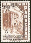 Stamps Paraguay -  BODAS DE PLATA SACERDOTALES DE MONSEÑOR RODRIGUEZ - RUINAS JESUITICAS TORRE DE SANTA ROSA
