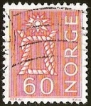 Stamps : Europe : Norway :  NORGE - ESTRELLA Y NUDO