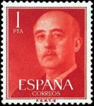 Stamps Spain -  General Franco