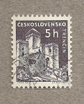 Stamps : Europe : Czechoslovakia :  Catillo de Trencin