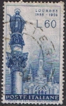 Stamps Italy -  CENTENARIO DE LAS APARICIONES DE LOURDES