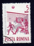 Sellos del Mundo : Europa : Rumania : CAMPIONATELE EUROPENE DE VOLEI 1963