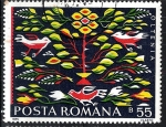 Stamps : Europe : Romania :  Tapices y alfombras. Oltenia