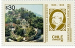 Stamps Chile -  Centenario Fallecimiento Benjamín Vicuña