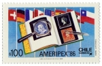Stamps Chile -  Ameripex 