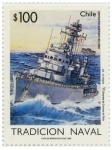 Sellos de America - Chile -  Tradición Naval