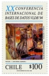 Stamps Chile -  XX Conferencias Internacional de Bases de Datos