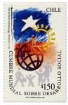 Stamps : America : Chile :  Cumbre Mundial Sobre Desarrollo Social