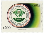 Stamps : America : Chile :  Congreso Mundial de Policias