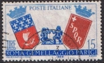 Stamps Italy -  HERMANAMIENTO ROMA-PARIS