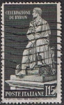 Stamps Italy -  MONUMENTO A LOR BYRON