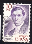 Sellos del Mundo : Europa : Espaa : E2514 Francisco Villaespesa  (304)