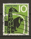 Stamps Germany -  Centenario del  Zoo de Frankfurt.