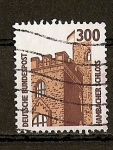 Stamps : Europe : Germany :  DBP (RFA) Curiosidades Arquitectonicas.