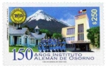 Stamps : America : Chile :  150 Años Instituto Aleman de Osorno