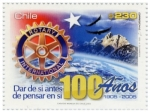 Stamps Chile -  100 Años Rotary Club