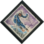 Stamps : Europe : Spain :  E2408 - Copa del mundo de esquí